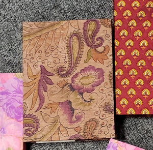 Recycled Silk Sari Covered Journals- Tree Free Paper