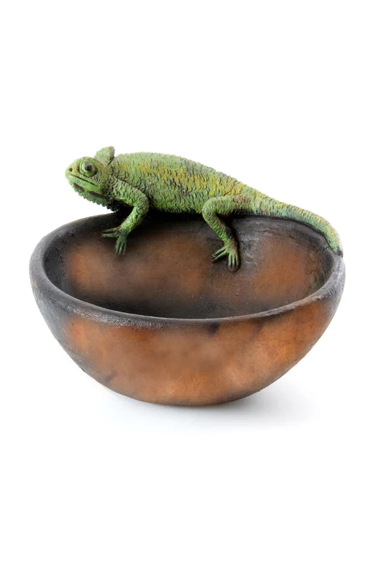Kenyan Chameleon Ceramic Bowl