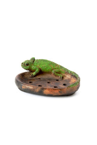 Kenyan Chameleon Ceramic Vessels