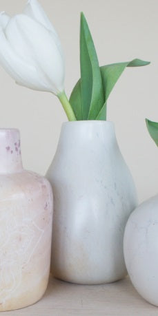 Natural Soapstone Vases