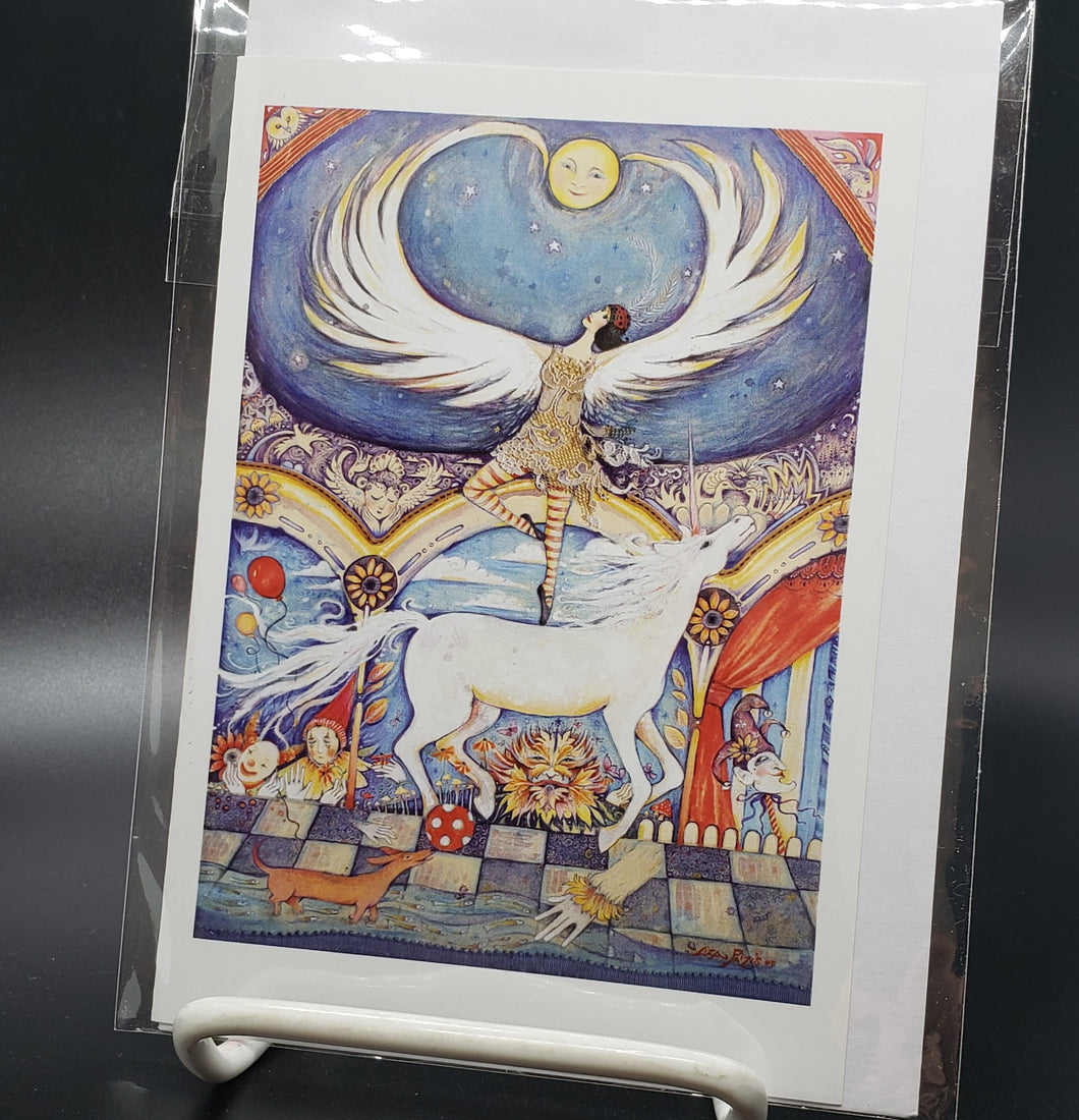 Liza Paizis 'I Dreamed a Circus' Card