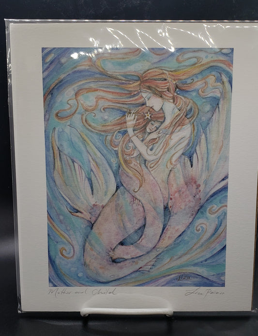 Liza Paizis 'Mother & Child' Print