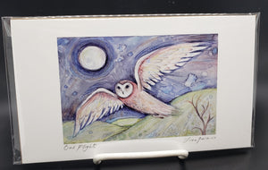 Liza Paizis 'Owl Flight' Print