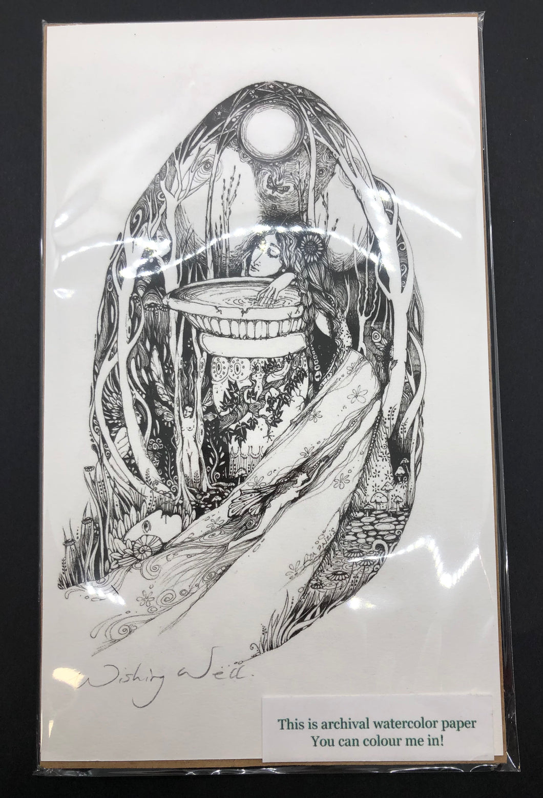 Liza Paizis 'Wishing Well' Print