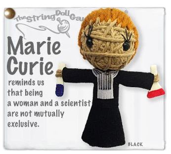 Marie Curie String Doll