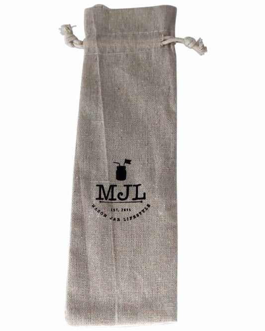 Canvas Straw Bag