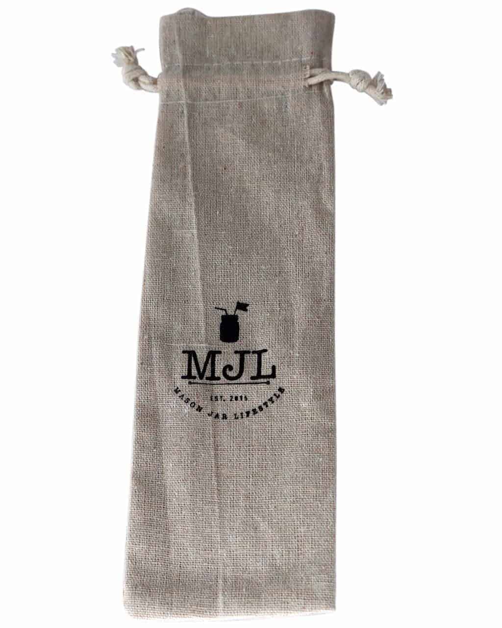 Canvas Straw Bag