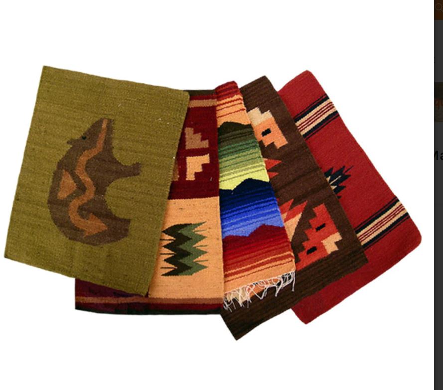 Place Mats 100% Wool 12