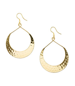 Lunar Cresent Earrings - Gold