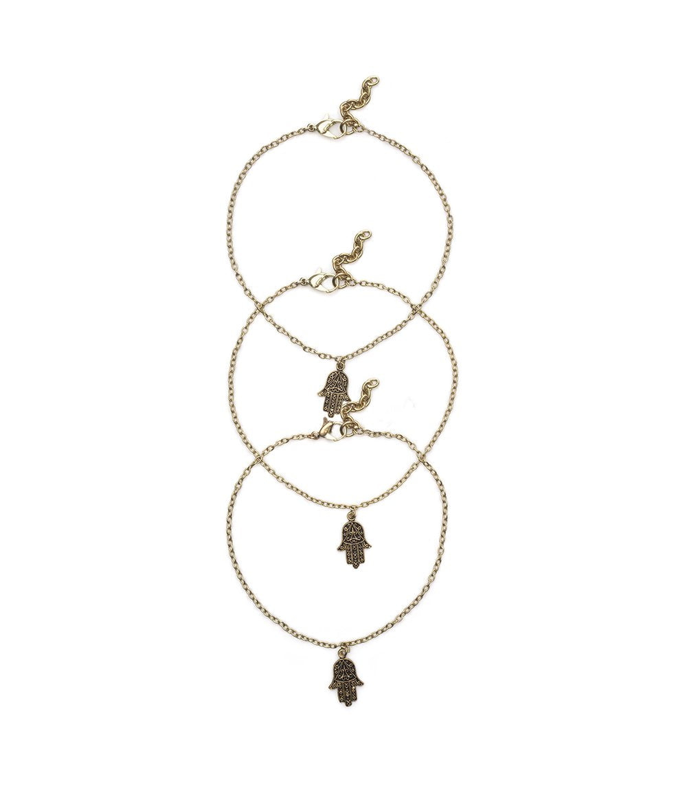 Hamsa Anklet