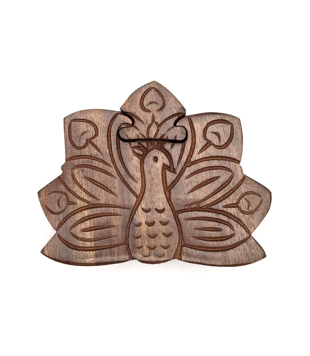 Peacock Puzzle Box