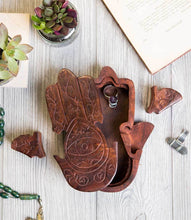 Load image into Gallery viewer, Hamsa Puzzle Box
