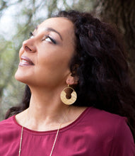 Load image into Gallery viewer, Jaladhi Earrings - Gold Honeycomb
