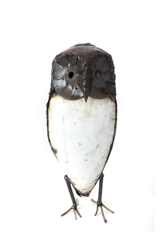 Recycled Metal Owl