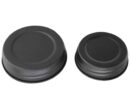 Load image into Gallery viewer, Black Vintage Reproduction Mason Jar lids
