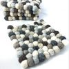 Load image into Gallery viewer, Felt Ball Trivet - Natural Square
