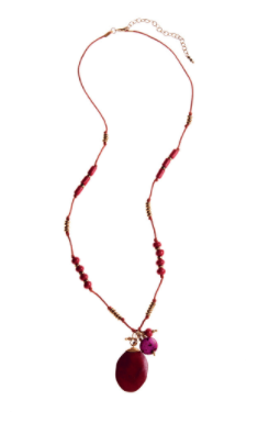 Tranquil Burgundy Necklace