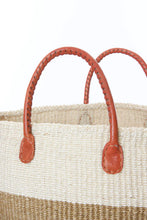 Load image into Gallery viewer, Strata Tote with Leather Handles
