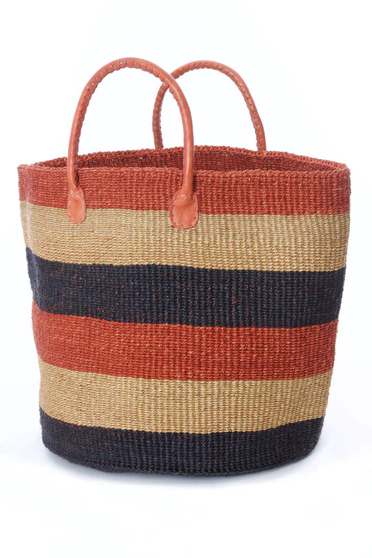 Strata Tote with Leather Handles