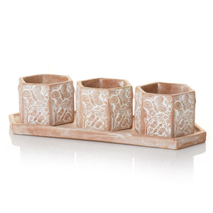 Basanta Meadow Planters - Set of 3