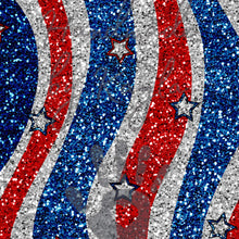 Load image into Gallery viewer, Red, White, and Blue Glitter Headband
