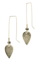 Load image into Gallery viewer, Dangling Leaf Earrings
