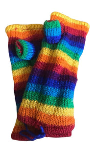 Short Knit Lined Hand Warmer