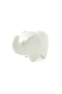 White Soapstone Abstract Elephant