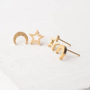 Aurora Gold Stud Set