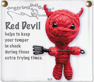 Red Devil String Doll