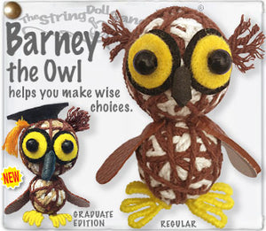 Barney the Owl String Doll