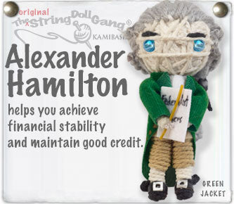 Alexander Hamilton String Doll