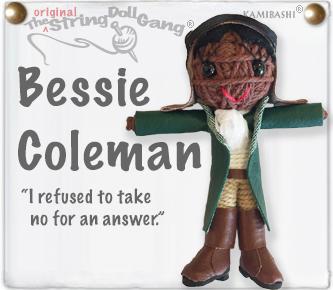 Bessie Coleman String Doll