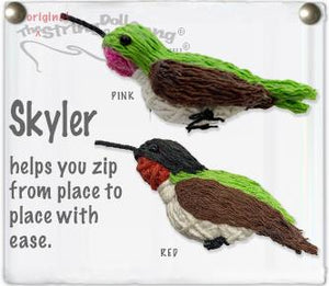 Skylar the Hummingbird String Doll