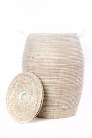 Tall White Bongo Basket