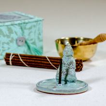 Load image into Gallery viewer, Incense Burner: Celadon Buddha
