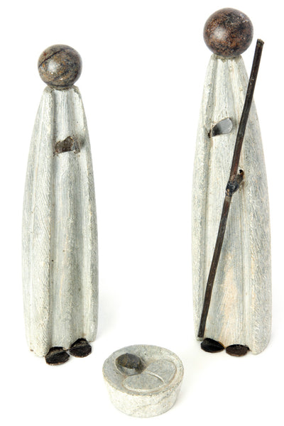 Zimbabwean Slender Stone 3 Piece Nativity Scene