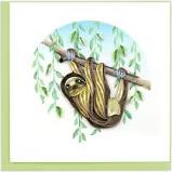 Quilled Sloth Greeting Card
