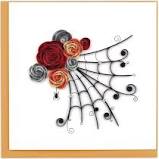 Quilled Spider's Web Greeting Card