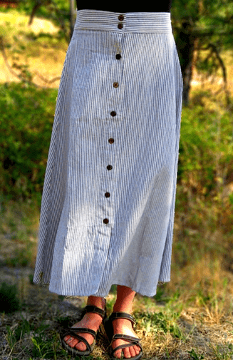 Bias Cut Skirt