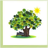 Quilled Summer Tree Greeting Card