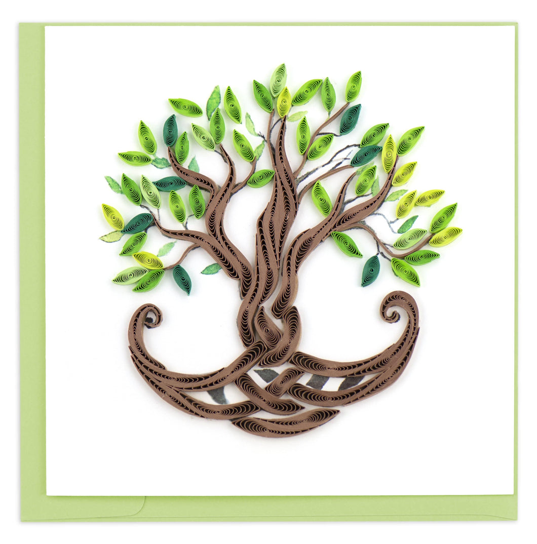 Quilled Tree of Life Greeting Card