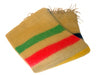 Alpaca Blanket Striped Fringed Classic Vintage