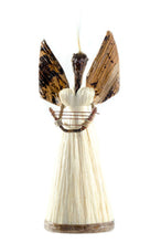 Load image into Gallery viewer, Sisal Angel Holiday Ornament
