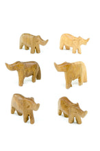 Load image into Gallery viewer, Miniature Jacaranda Wood Safari Animals
