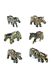 Miniature Jacaranda Wood Safari Animals