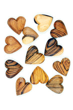 Load image into Gallery viewer, Mini Flat Wild Olive Wood Heart
