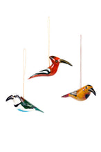 Load image into Gallery viewer, Kenyan Wooden Bird Holiday Ornament
