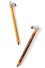 Load image into Gallery viewer, Kenyan Banana Fiber &amp; Jacaranda Zebra Pen
