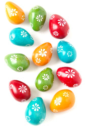 Kisii Colorful Soapstone Egg with Floral Design